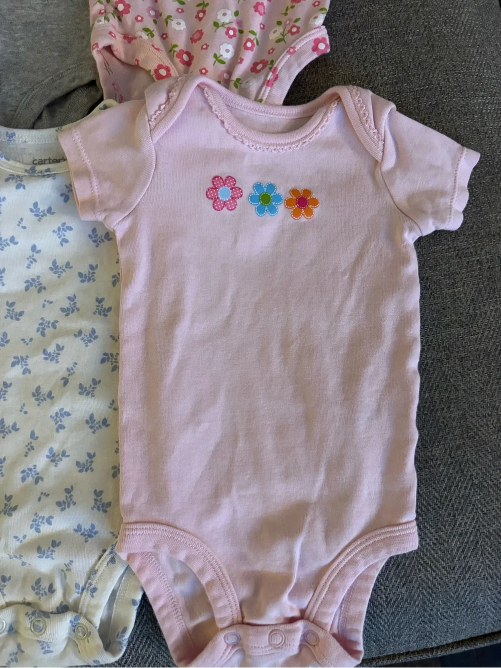 Carter’s Baby Girl Onesies Bundle - 3 months